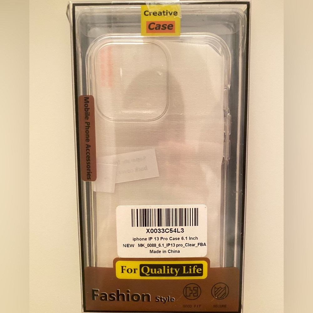 Iphone 13 Pro clear Case